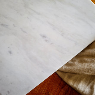 White Marble Chopping Board in Homewares from Oriana B www.orianab.com