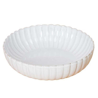 White Scalloped Edge Serving Bowl in Homewares from Oriana B www.orianab.com