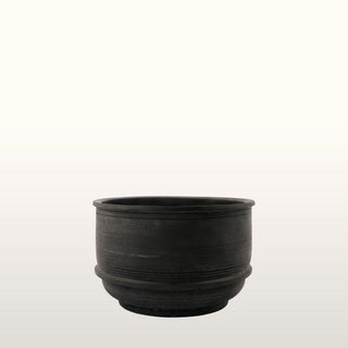 Wide Black Planter in Archived from Oriana B www.orianab.com
