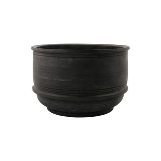 Wide Black Planter in Archived from Oriana B www.orianab.com