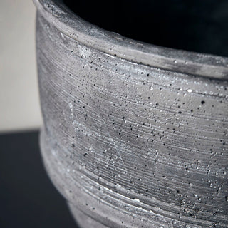 Wide Black Planter in Archived from Oriana B www.orianab.com