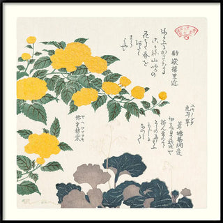 Yellow Flower Print | 61x61 in Homewares from Oriana B www.orianab.com